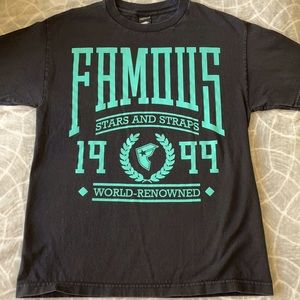 Famous brand mint writing t shirt